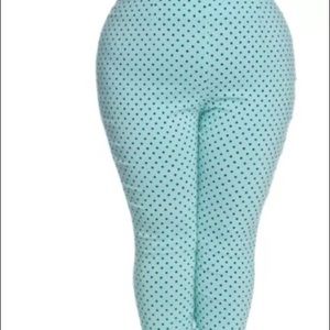 HELL BUNNY POLKA DOT PANTS